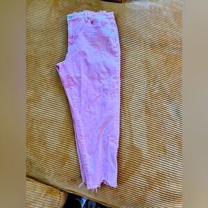 Pink Stone washed Jeans straight leg Brand New